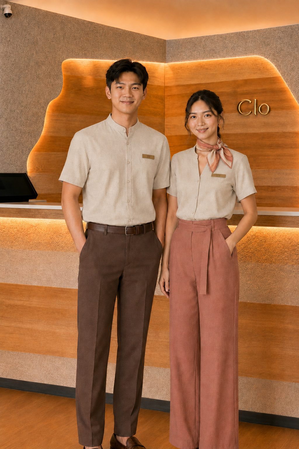 ชุดทีมงาน ClayHouse: เสื้อลินิน กางเกงโทนดิน และผ้าพันคอของบ้าน